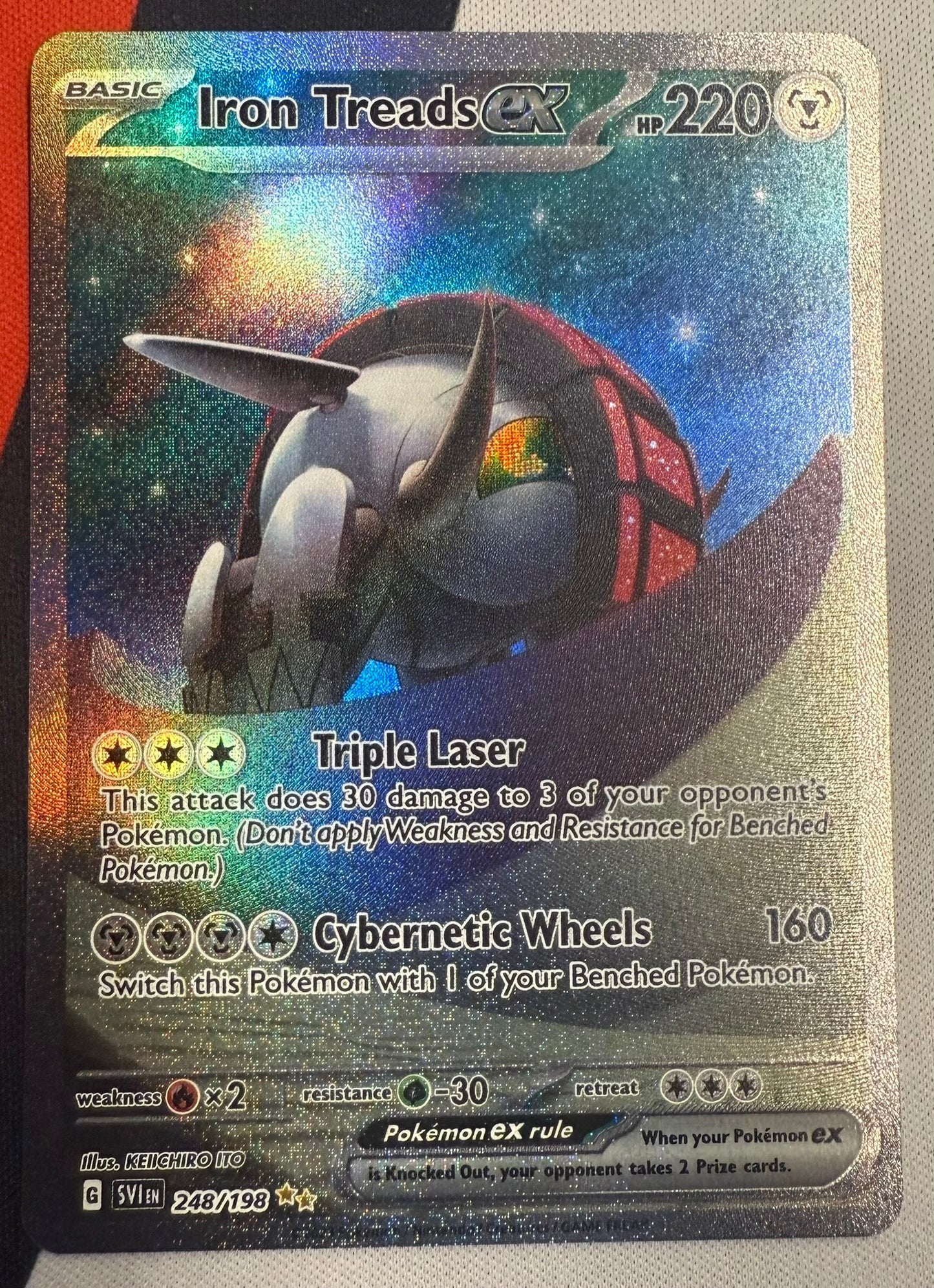 Iron Treads ex #248 – Scarlet & Violet (Special Illustration Rare)