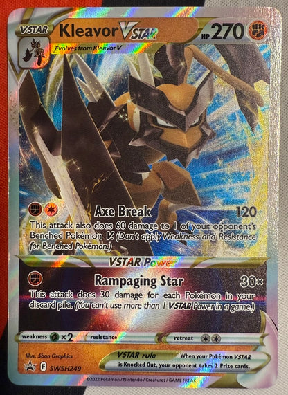 Kleavor VSTAR #SWSH249 – Sword & Shield (Black Star Promo, Full Art)