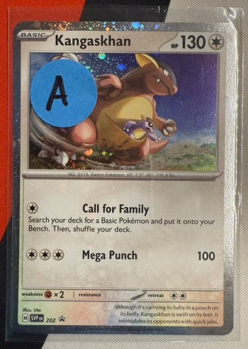Kangaskhan #202 – Scarlet & Violet (Black Star Promo, Cosmos Holo) A