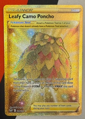 Leafy Camo Poncho #214 – Silver Tempest (Ultra Rare)