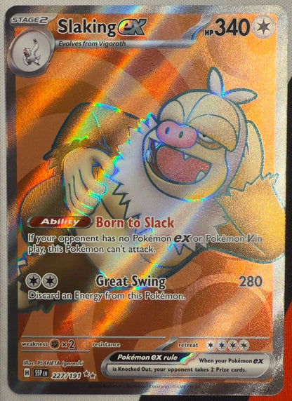 Slaking ex #227 – Surging Sparks (Ultra Rare)
