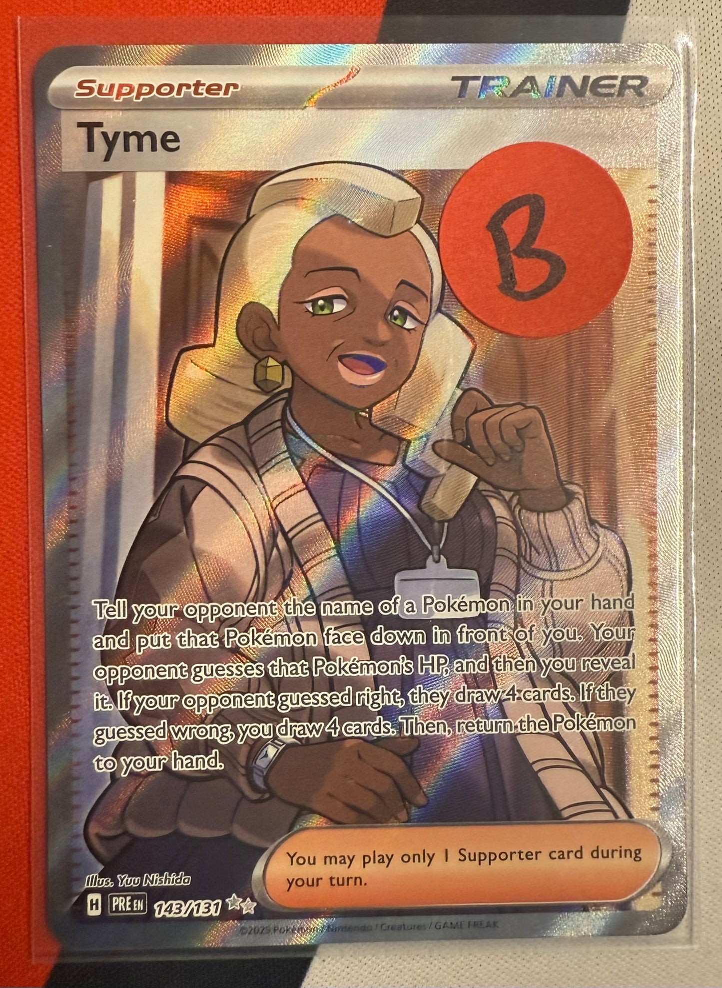 Tyme #143 – Prismatic Evolutions (Ultra Rare) B