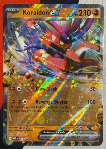 Koraidon ex #197 – Scarlet & Violet (Black Star Promo) C