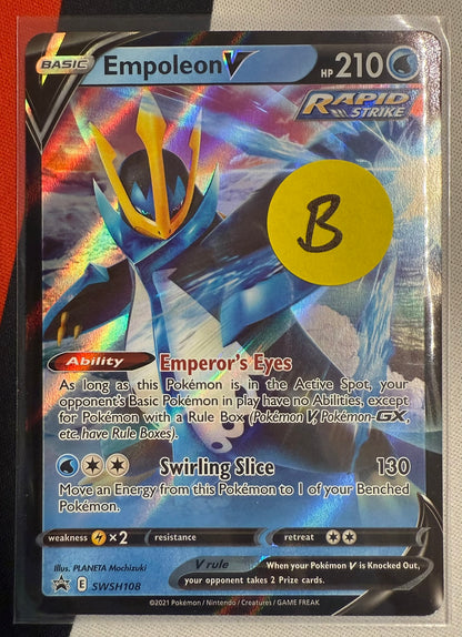 Empoleon V #SWSH108 – Sword & Shield (Black Star Promo) B