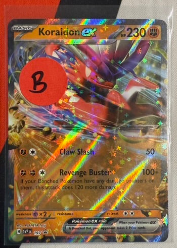 Koraidon ex #197 – Scarlet & Violet (Black Star Promo) B