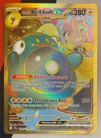 Iono’s Bellibolt ex #188 – Journey Together (Hyper Rare)