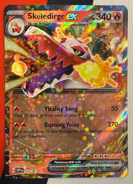 Skeledirge ex #34 – Scarlet & Violet Promo (Black Star Promo) A