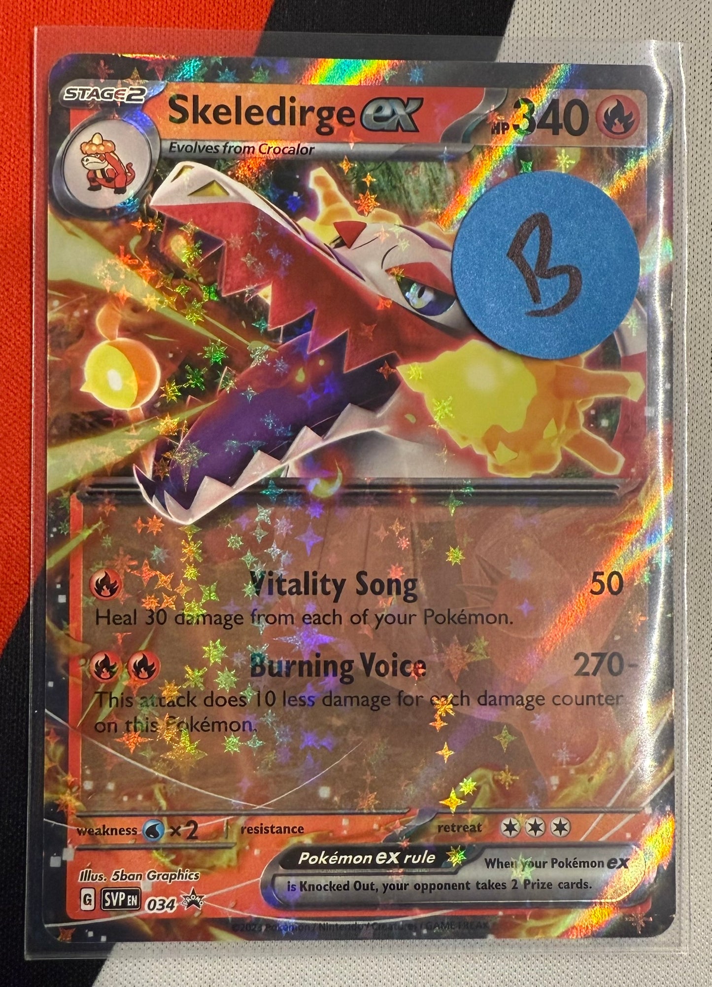 Skeledirge ex #34 – Scarlet & Violet Promo (Black Star Promo) B