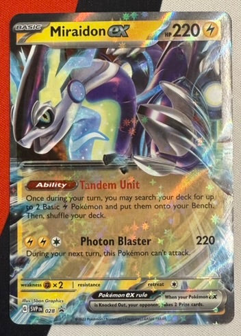Miraidon ex #28 – Scarlet & Violet Promo (Black Star Promo) A