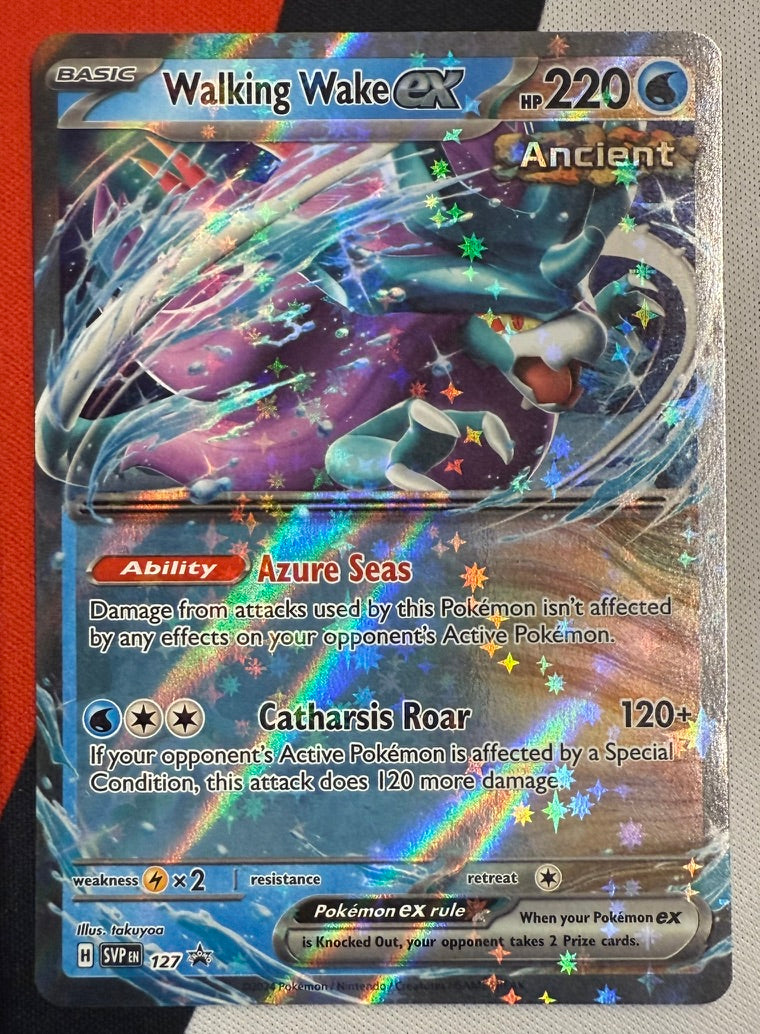 Walking Wake ex #127 – Scarlet & Violet Promo (Black Star Promo)