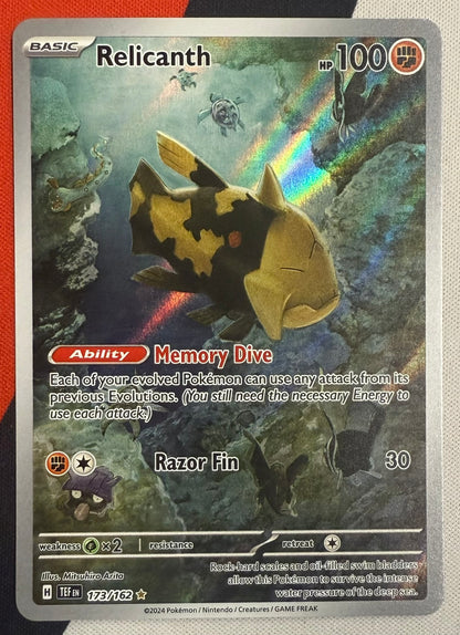 Relicanth #173 – Temporal Forces (Illustration Rare)