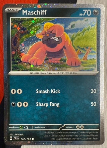 Maschiff #142 – Paldea Evolved (Cosmos Holo)
