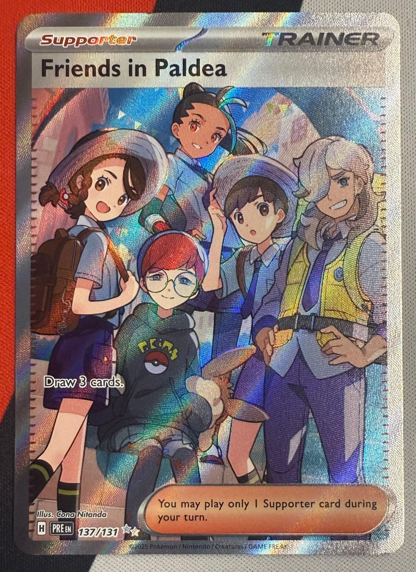 Friends in Paldea #137 – Prismatic Evolutions (Ultra Rare) B