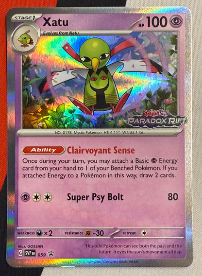 Xatu #59 – Scarlet & Violet Promo (Black Star Promo)