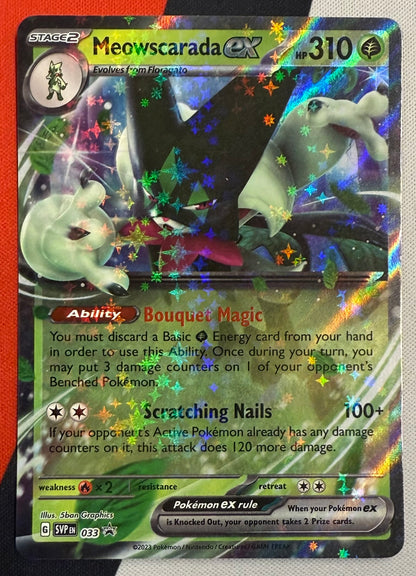 Meowscarada ex #33 – Scarlet & Violet Promo (Black Star Promo) B