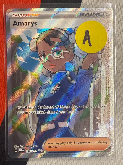 Amarys #132 – Prismatic Evolutions (Ultra Rare) A