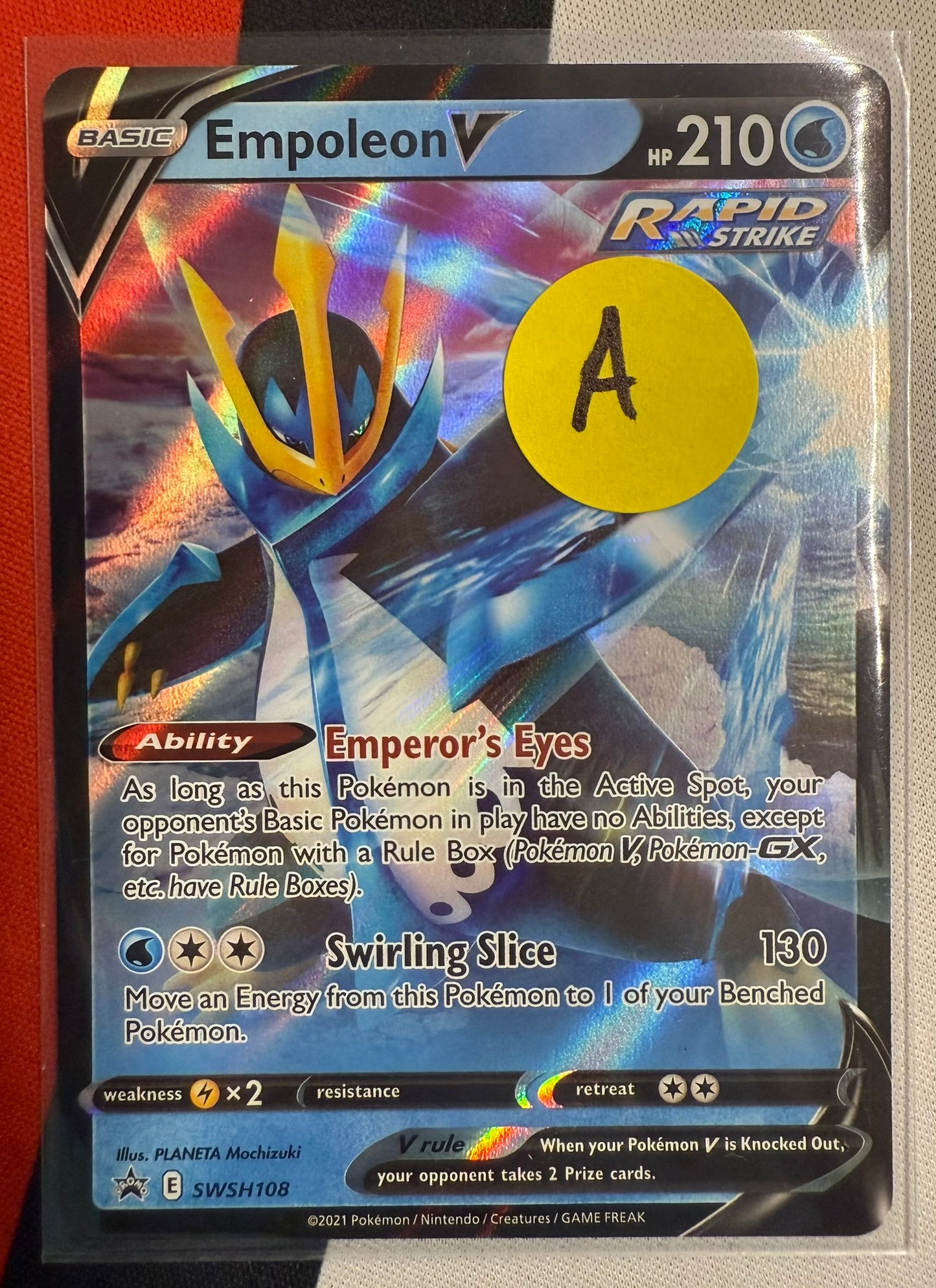 Empoleon V #SWSH108 – Sword & Shield (Black Star Promo) A