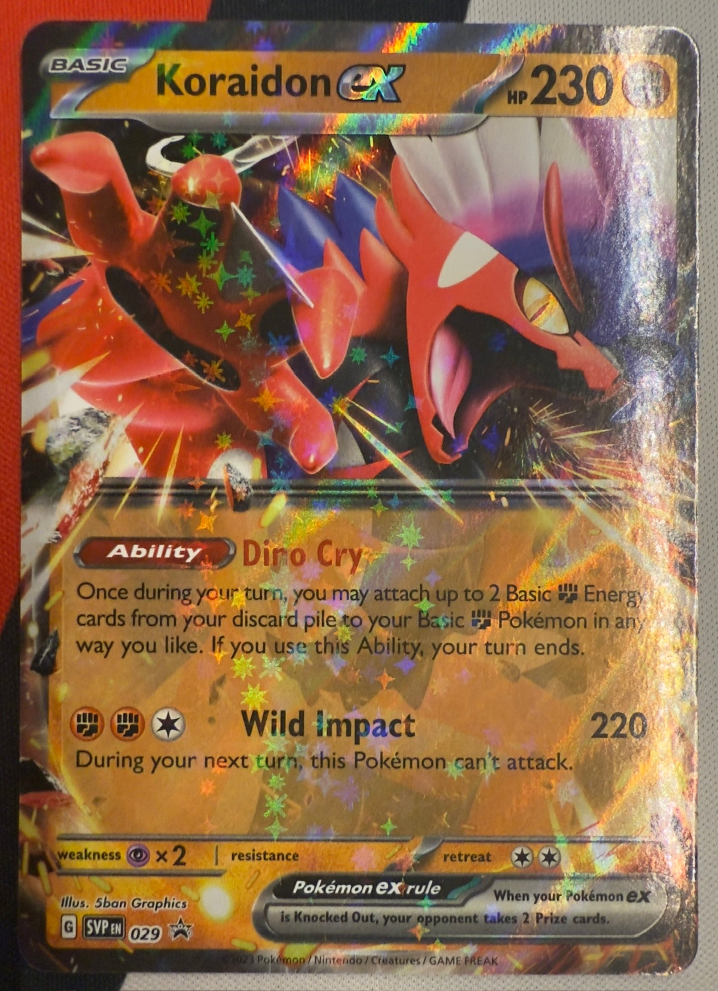 Koraidon ex #29 – Scarlet & Violet Promo (Black Star Promo) B