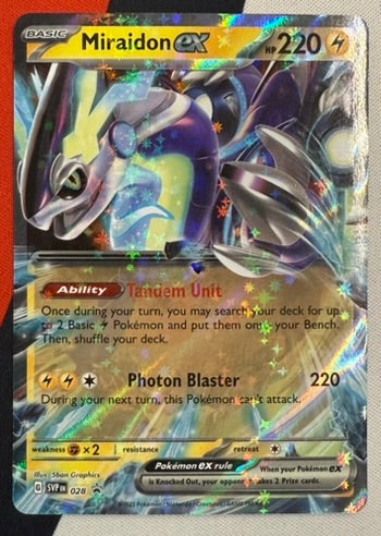Miraidon ex #28 – Scarlet & Violet Promo (Black Star Promo) B
