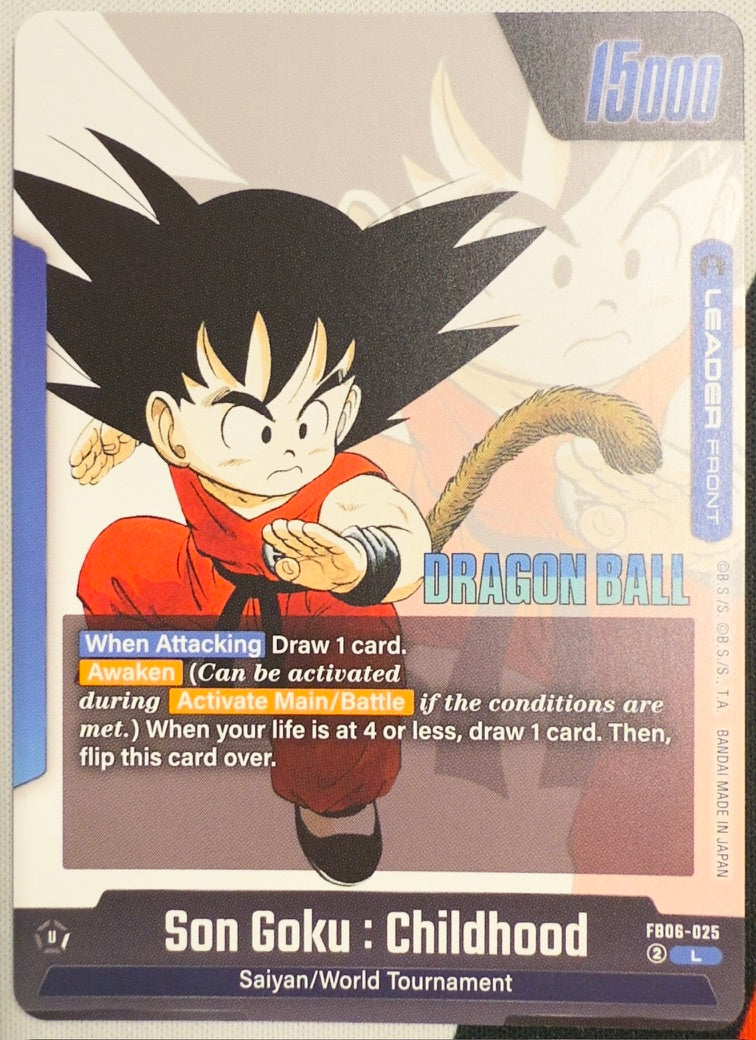 Son Goku : Childhood #25 – Fusion World (Leader Rare)
