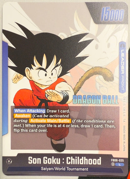 Son Goku : Childhood #25 – Fusion World (Leader Rare)
