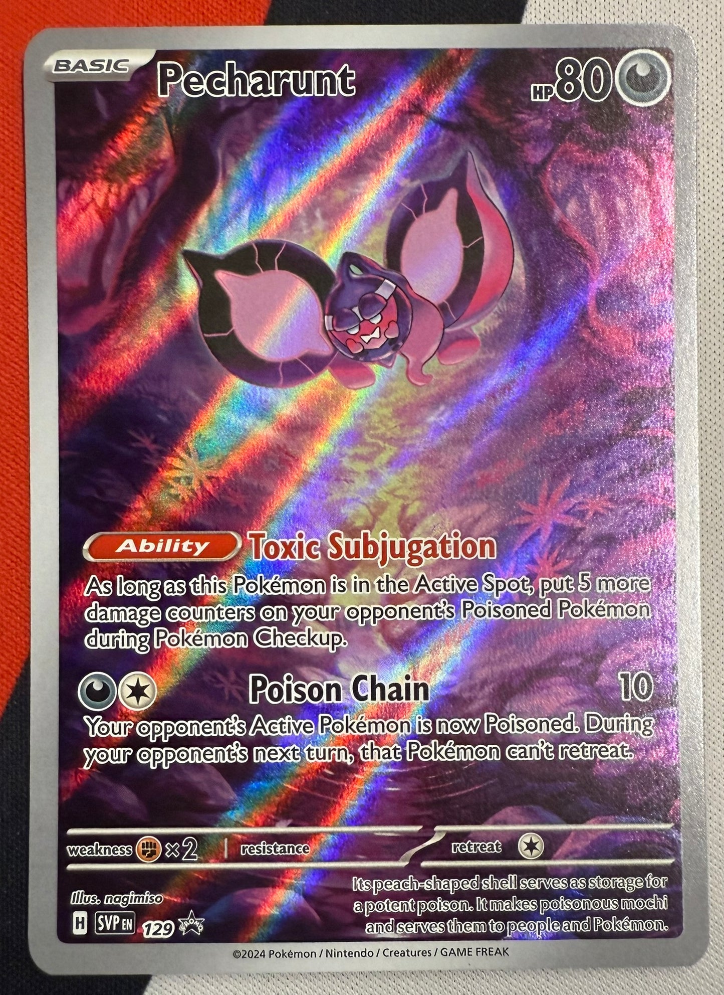 Pecharunt #129 – Scarlet & Violet (Black Star Promo, Full Art) C