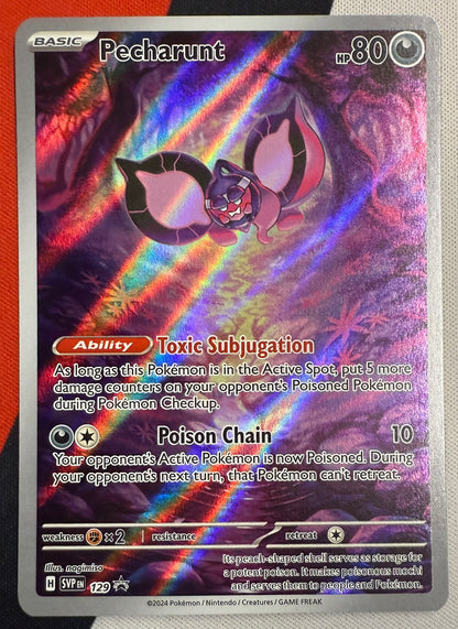 Pecharunt #129 – Scarlet & Violet (Black Star Promo, Full Art) C