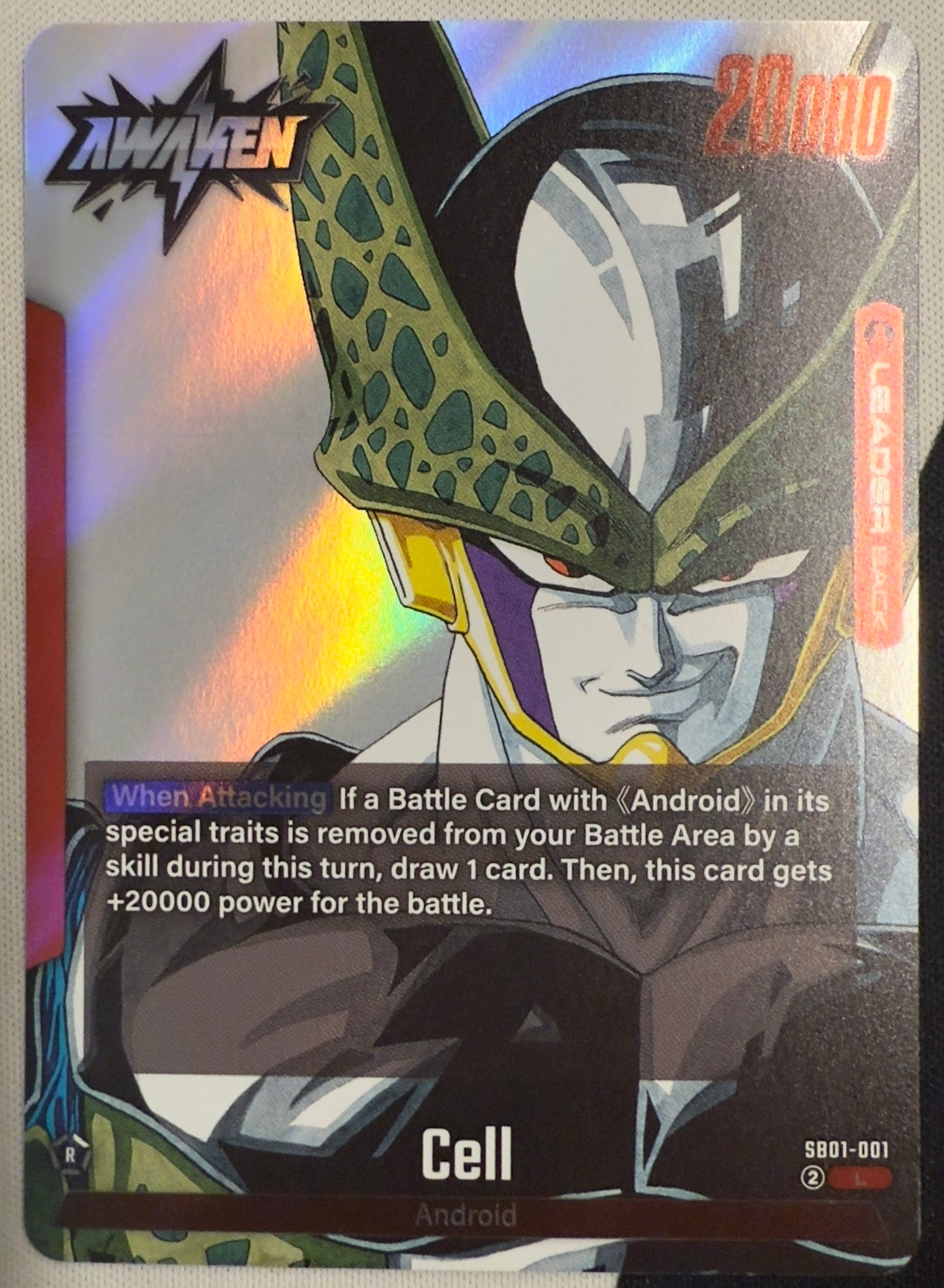 Cell #1 – Manga Booster 01 (Leader Rare)