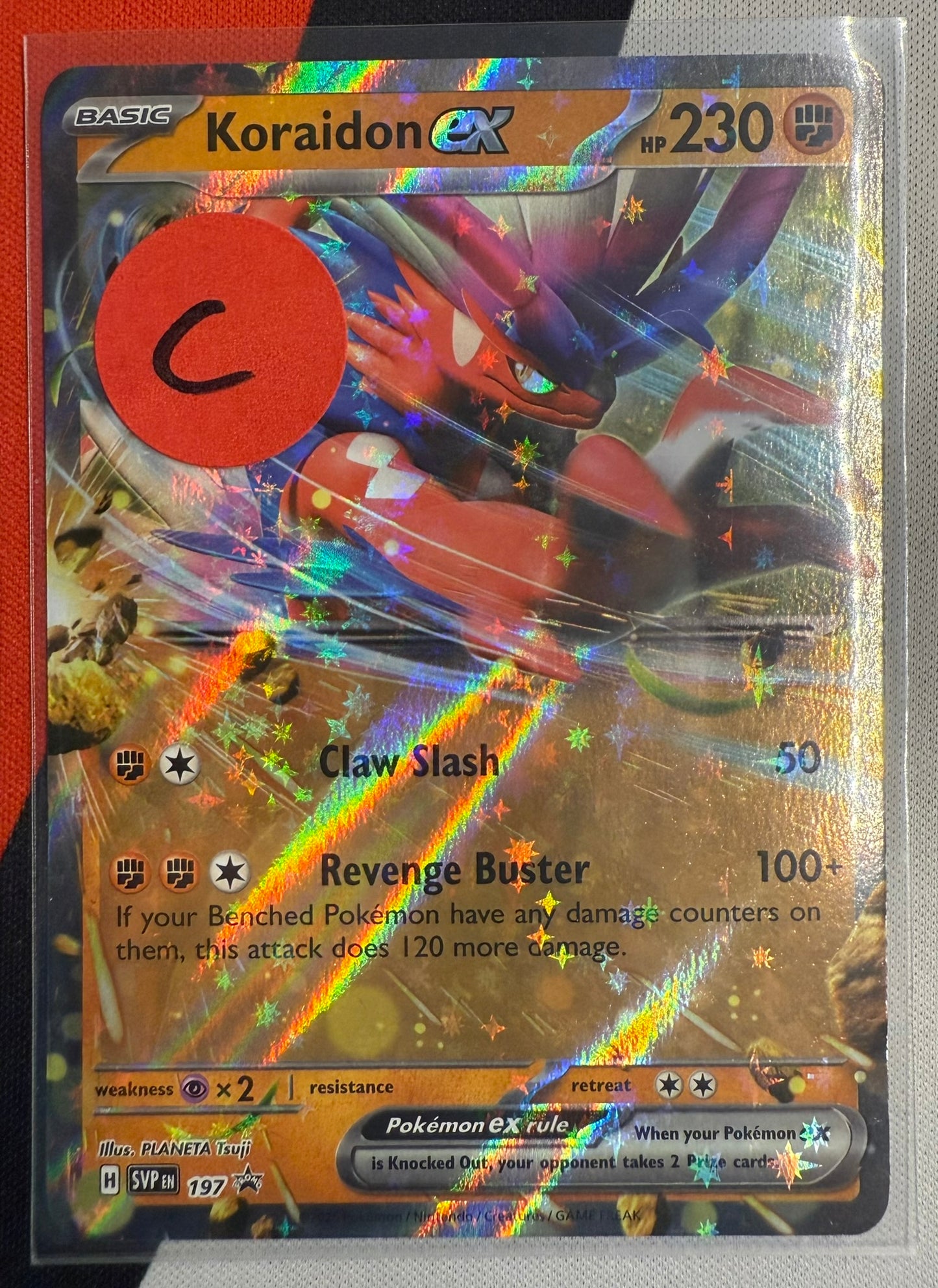 Koraidon ex #197 – Scarlet & Violet (Black Star Promo) C