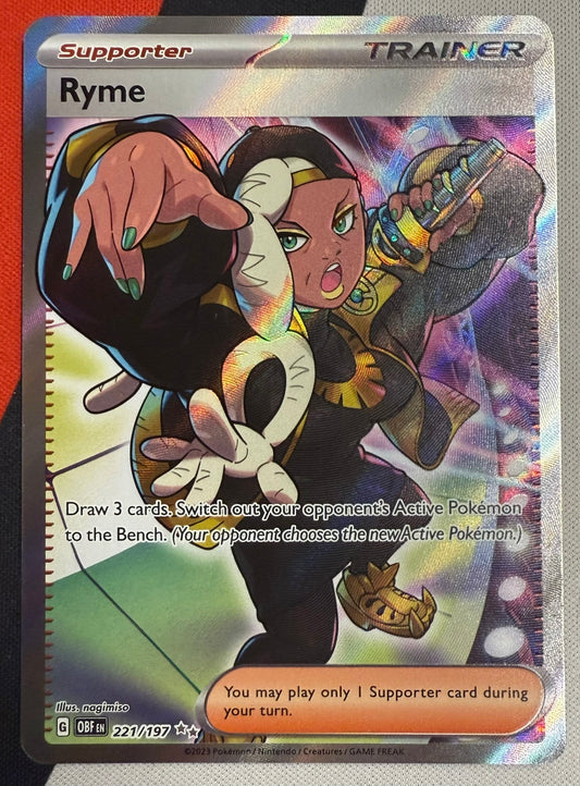 Ryme #221 – Obsidian Flames (Ultra Rare) A